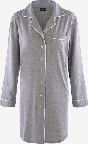 Chemise de nuit Polo Ralph Lauren en gris : devant