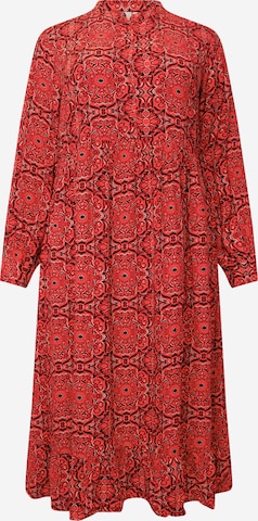 Robe 'Groa' ONLY Carmakoma en rouge : devant