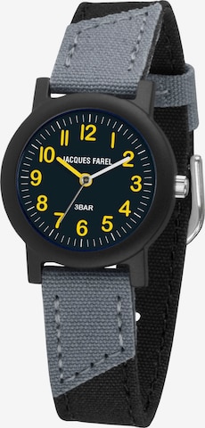 Jacques Farel Analog Watch in Black: front