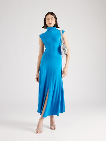 Karen Millen - Vestido de punto 'Mida' en azul: frente