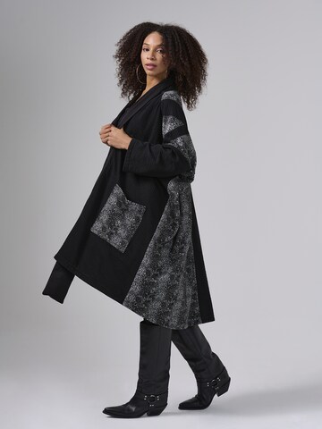 Manteau mi-saison 'Fion' MISH en noir