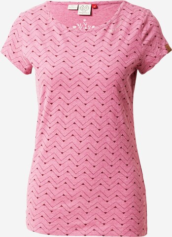 Ragwear T-shirt i rosa: framsida