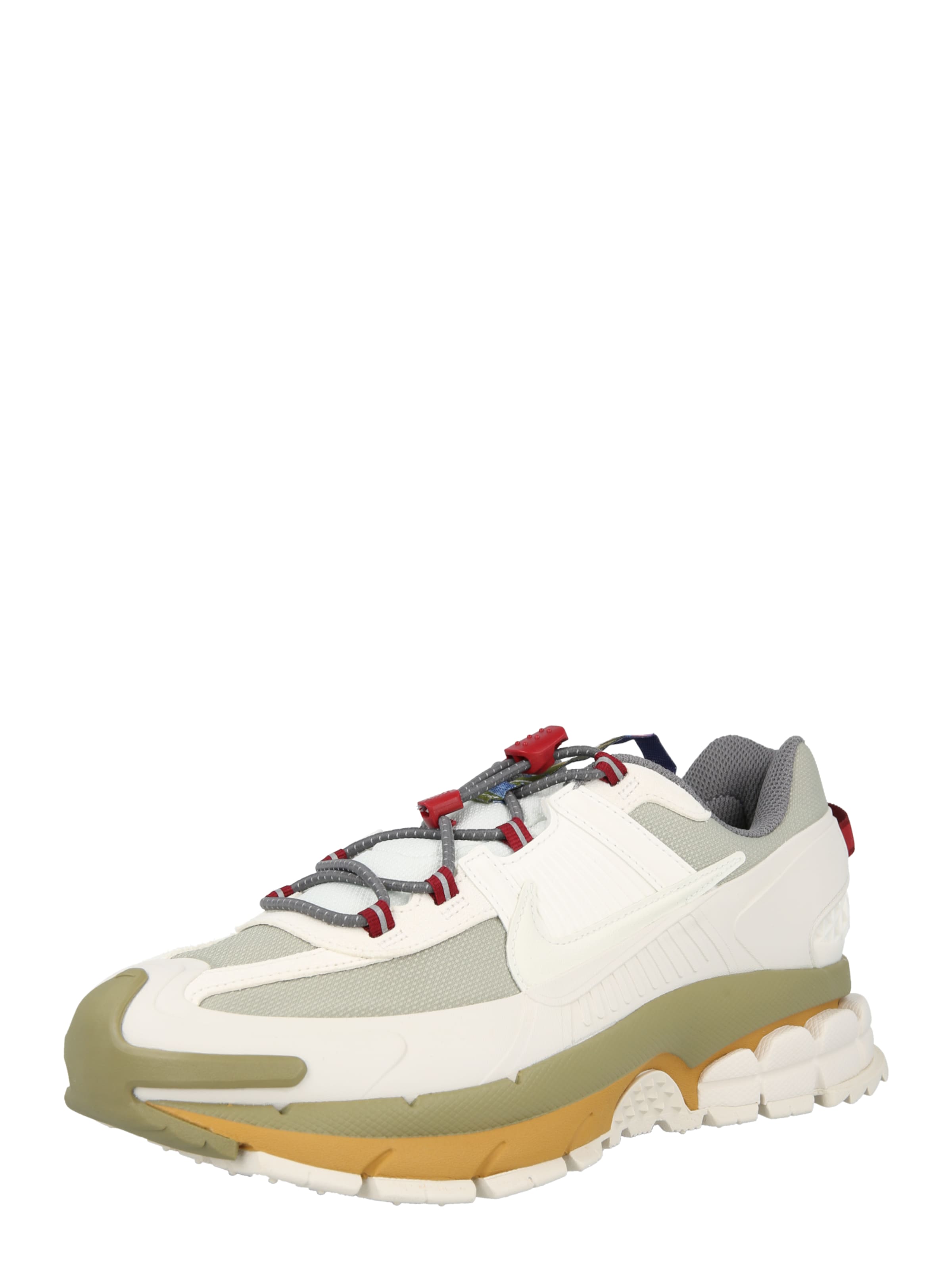 Nike Sportswear Baskets basses 'Zoom Vomero Roam' en ivoire / gris / olive / rouge, Vue avec produit