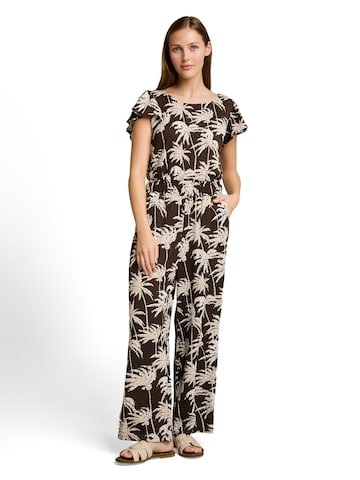 TOM TAILOR DENIM Jumpsuit in Brown: front
