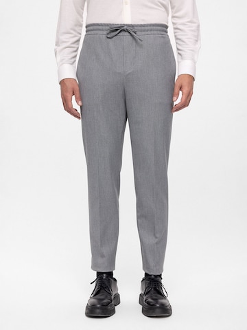 Antioch Regular Trousers with creases in Grey: front