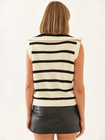 Bianco Lucci Sweater in Beige
