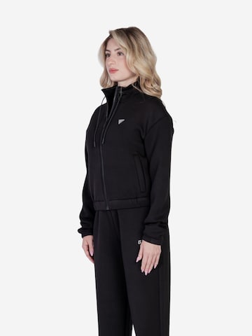 GUESS - Sudadera 'CECILIA SCUBA ZIP V4BQ14 K7UW2' en negro