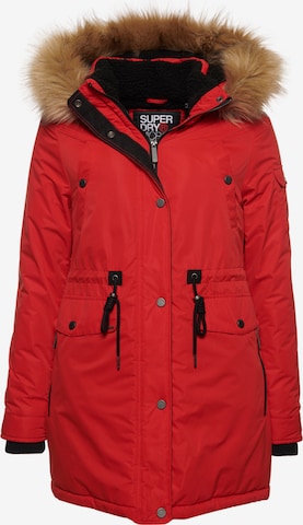 Superdry Winter Parka 'Nadare' in Red: front