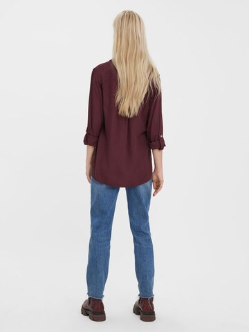 VERO MODA Bluse 'VMBUMPY' in Rot