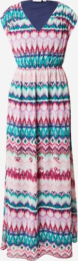 VILA Kleid 'NIKOLINE' in blau / türkis / rosé / dunkelpink, Produktansicht