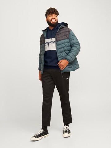 Jack & Jones Plus - Sudadera 'JJELEGACY' en azul