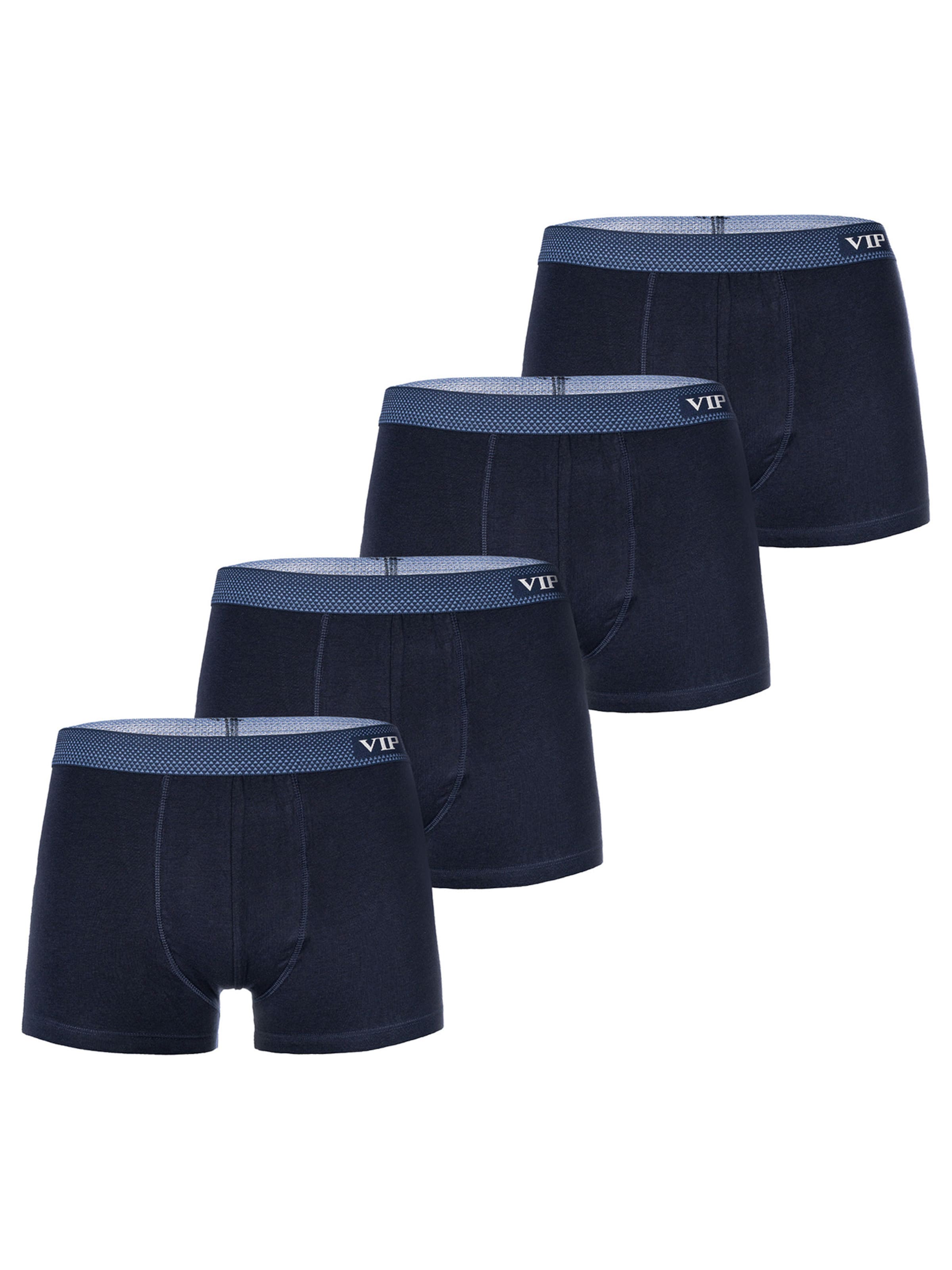 VIP Boxer shorts ' Premium Jersey Stretch ' in Blue: front