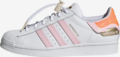ADIDAS ORIGINALS Sneaker 'Superstar' in gold / koralle / pastellpink / weiß, Produktansicht