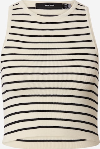 Tops en tricot 'GINNY' VERO MODA en beige : devant