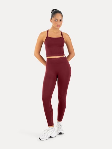 Smilodox Slim fit Leggings 'Vonda' in Red