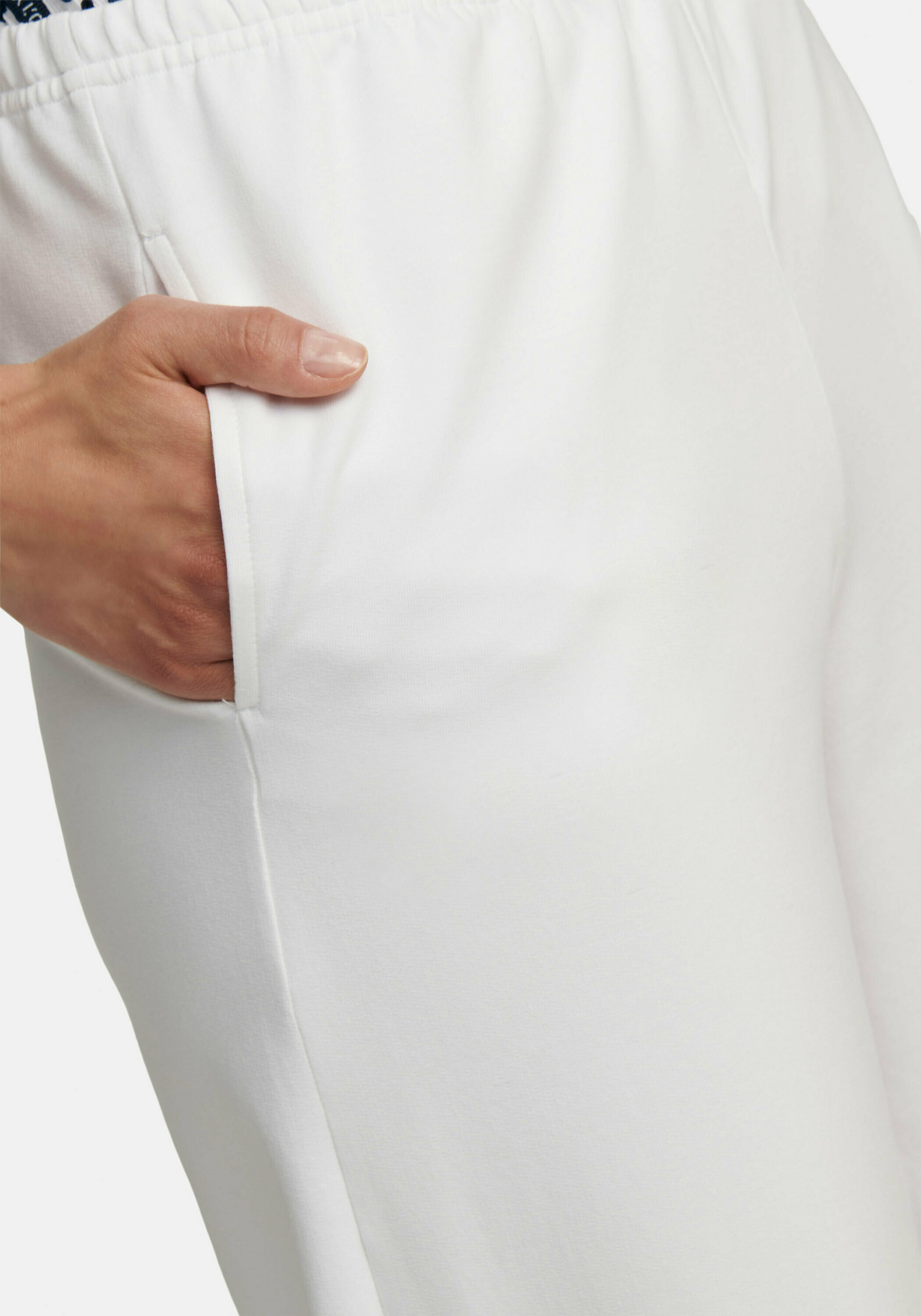 Peter Hahn Homewearpants Sweat-Culotte in Weiß 