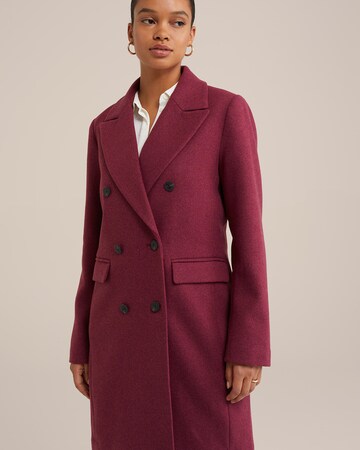 Manteau d’hiver WE Fashion en rouge : devant