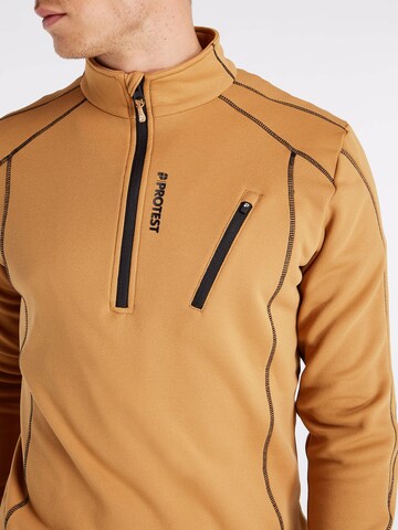 PROTEST Athletic Sweatshirt 'HUMANS' in Brown