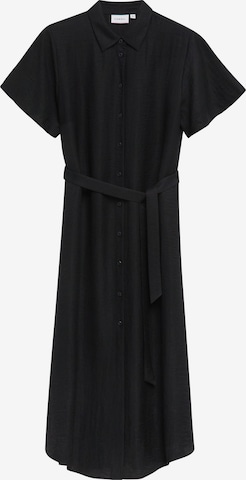 Robe-chemise COMMA en noir : devant