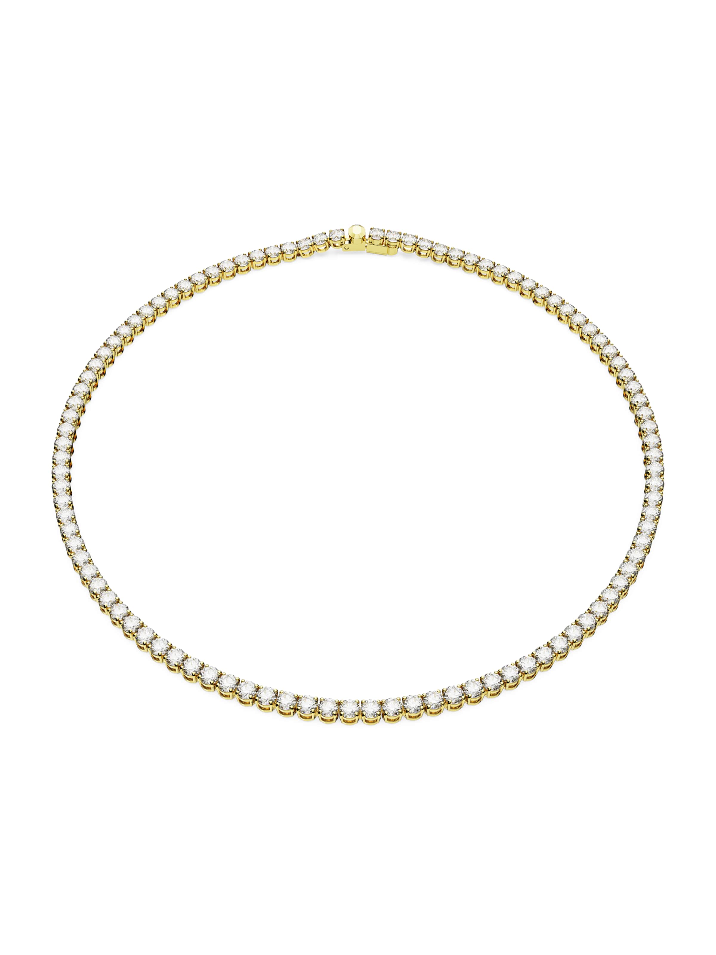 Swarovski Ketting 'Matrix' in Goud: voorkant