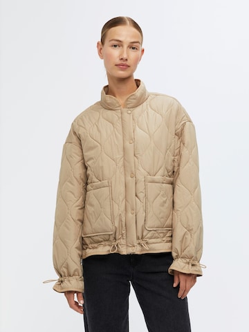 OBJECT Between-Season Jacket 'Line' in Brown: front