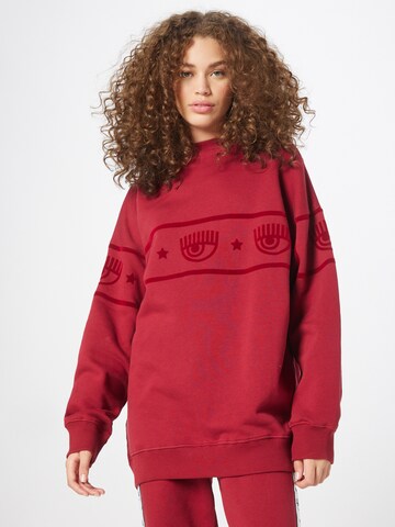 Chiara Ferragni Sweatshirt in Rood: voorkant