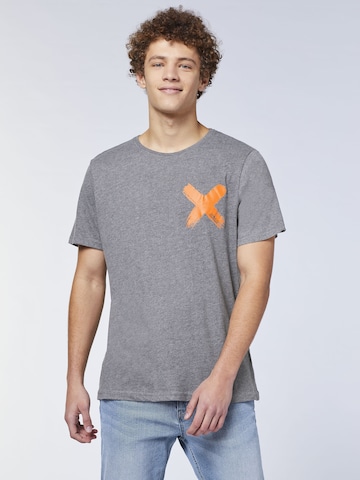 JZ&CO T-Shirt in Grau: predná strana