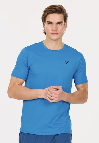 Virtus Performance Shirt 'Roger V3' in Blue: front