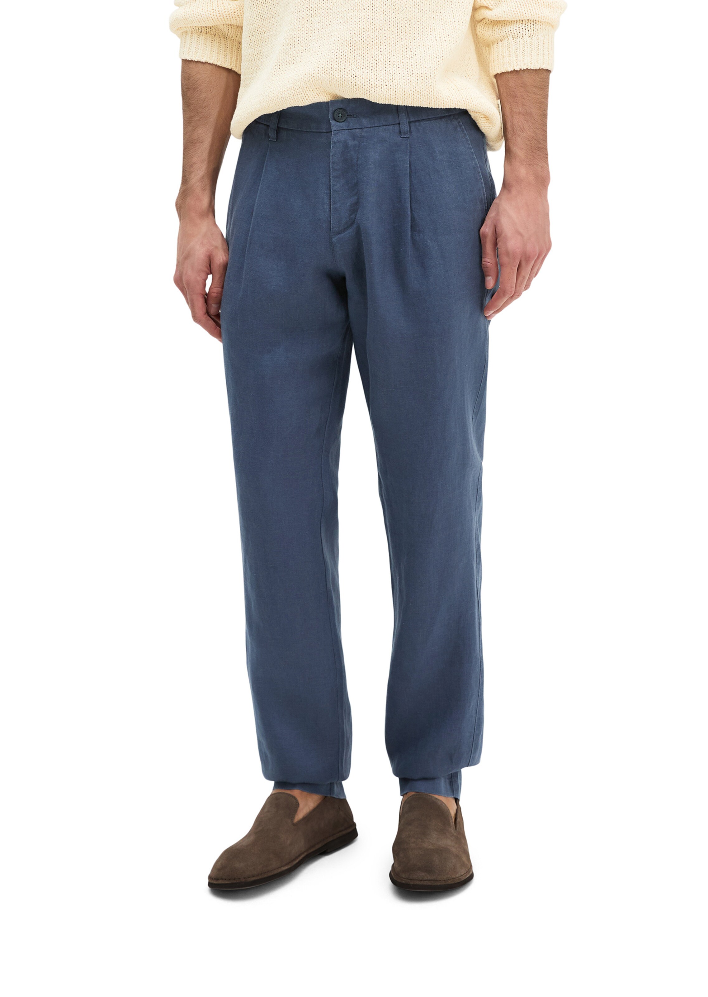 Effilé Pantalon 'Osby' Marc O'Polo en gris : devant