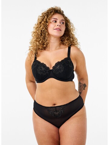 Slip 'Lisla' Devoted by Zizzi en noir : devant
