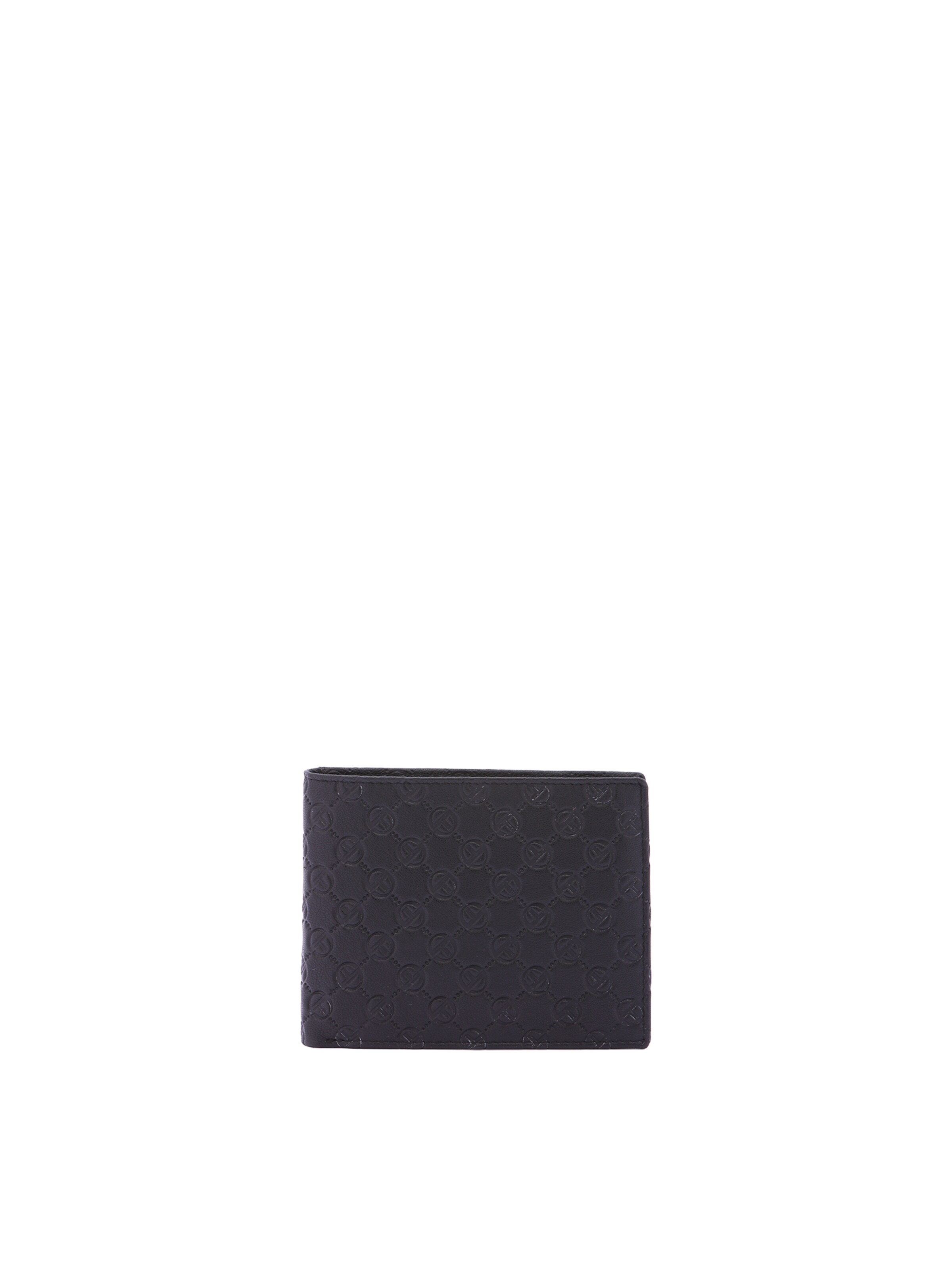 Portamonete di Sergio Tacchini in nero: frontale