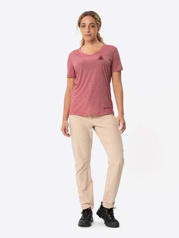 VAUDE Functioneel shirt 'Skomer III' in Rood