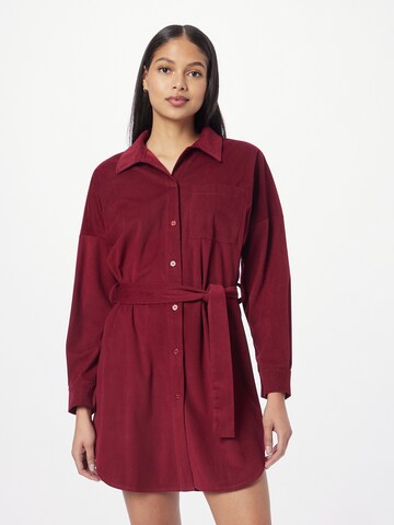 Robe-chemise Sublevel en rouge : devant