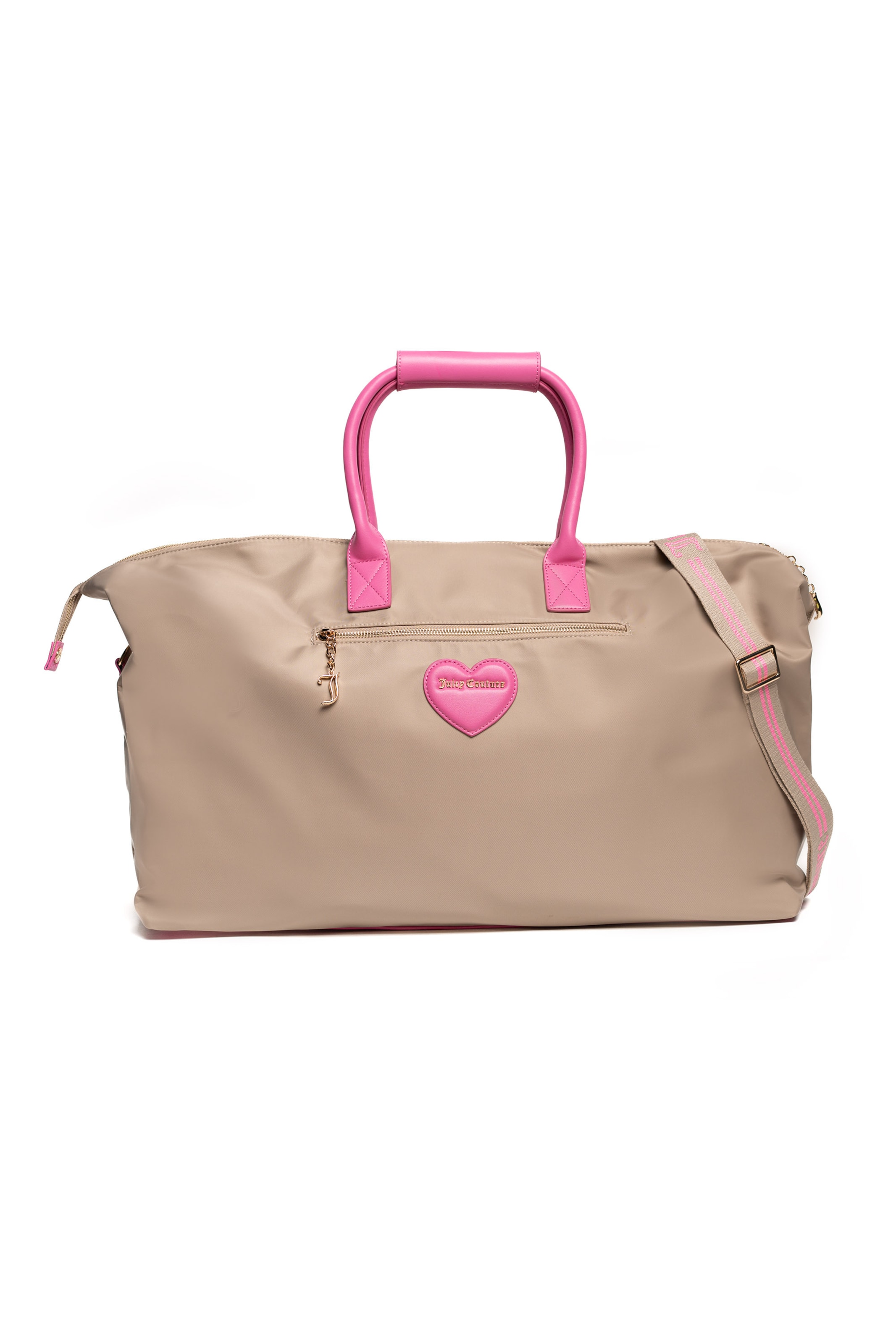 Borsa weekend di Juicy Couture in beige: frontale