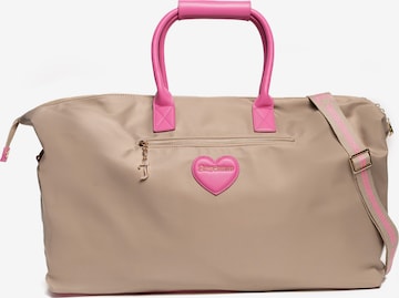 Borsa weekend di Juicy Couture in beige: frontale