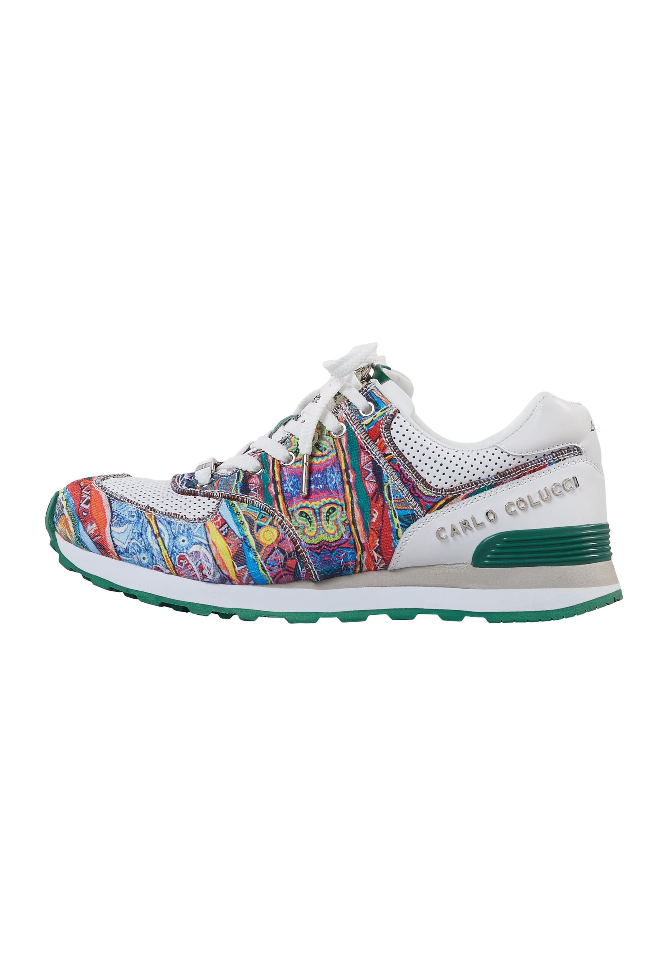 Carlo Colucci Platform trainers 'Dal Piaz' in Mixed colours: front