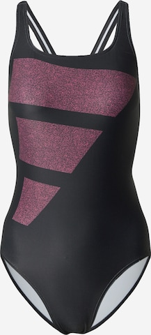 Maillot de bain sport ADIDAS PERFORMANCE en rose : devant