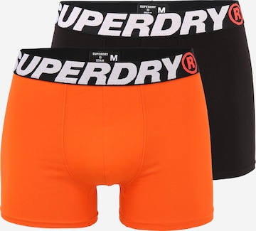 Boxers Superdry en orange : devant