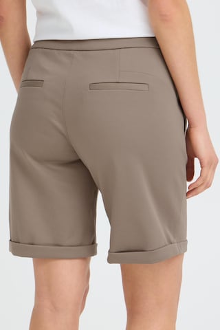 Fransa Regular Pants 'FRSHO' in Brown