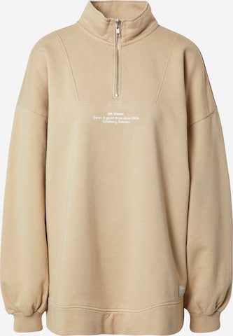 Dr. Denim Sweatshirt 'Miya' i beige: framsida