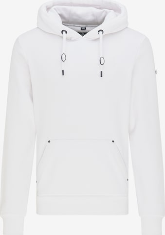DreiMaster Maritim Sweatshirt in White: front