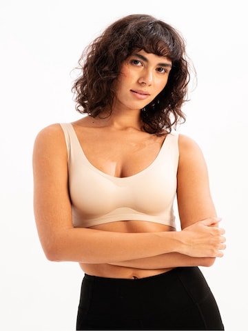 Justever Bustier BH‌‌‌‌‌ in Beige: Vorderseite
