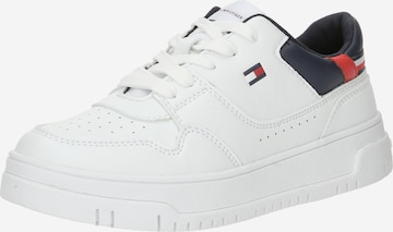 TOMMY HILFIGER Sneakers in Wit: voorkant