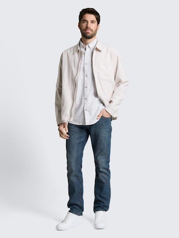 TOM TAILOR Regular fit Button Up Shirt in White