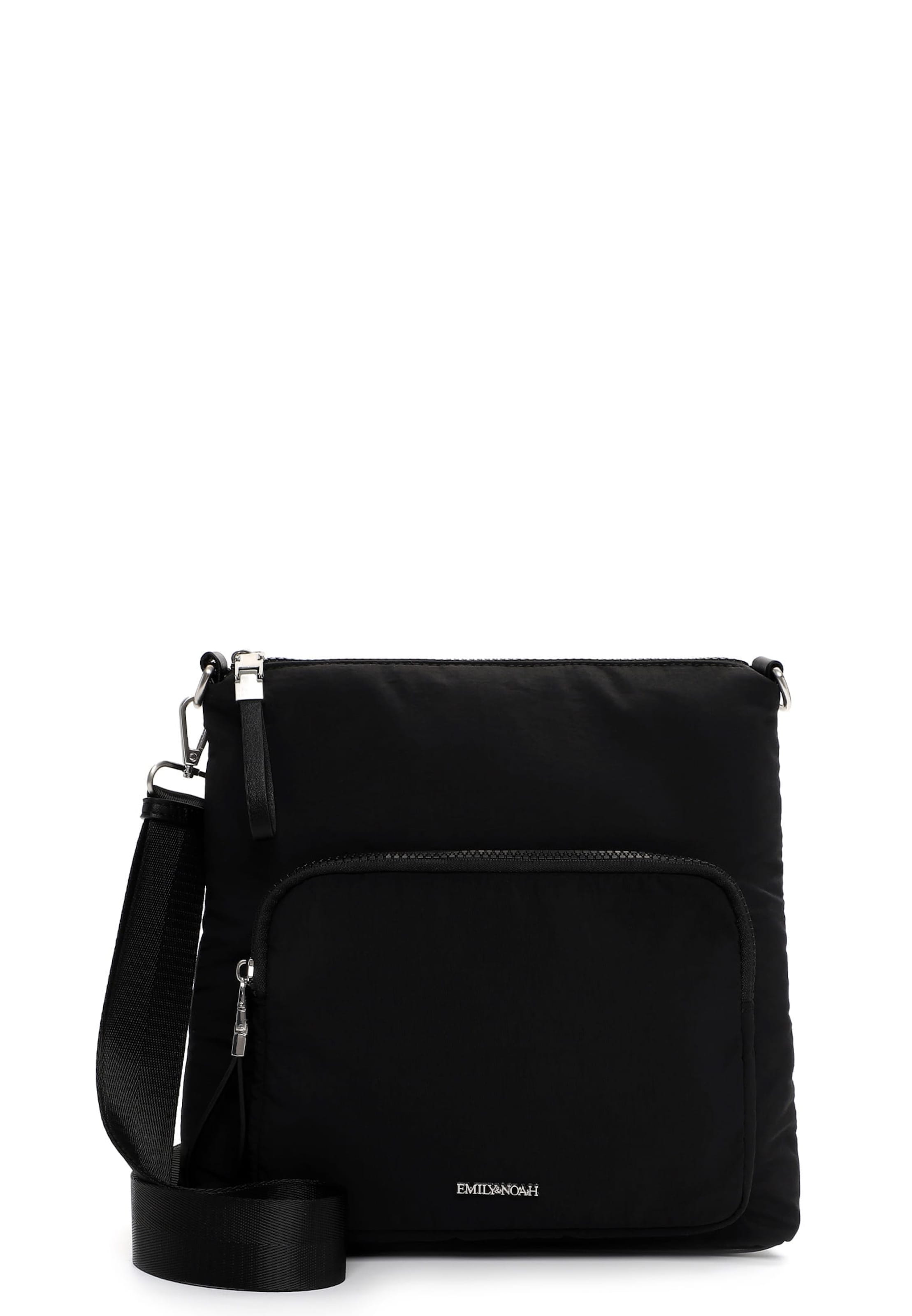 Emily & Noah Schoudertas ' E&N Hazel ' in Zwart: voorkant