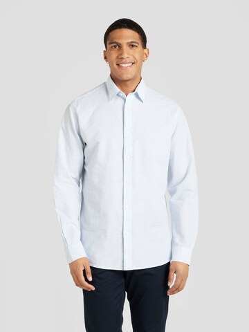 SELECTED Regular Fit Hemd in Blau: Vorderseite