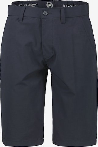LERROS Sportliche Chino-Shorts aus flexiblem Nylon-Mix in Blau: Vorderseite