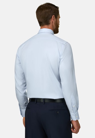 Fit confort Chemise Boggi Milano en bleu : derrière