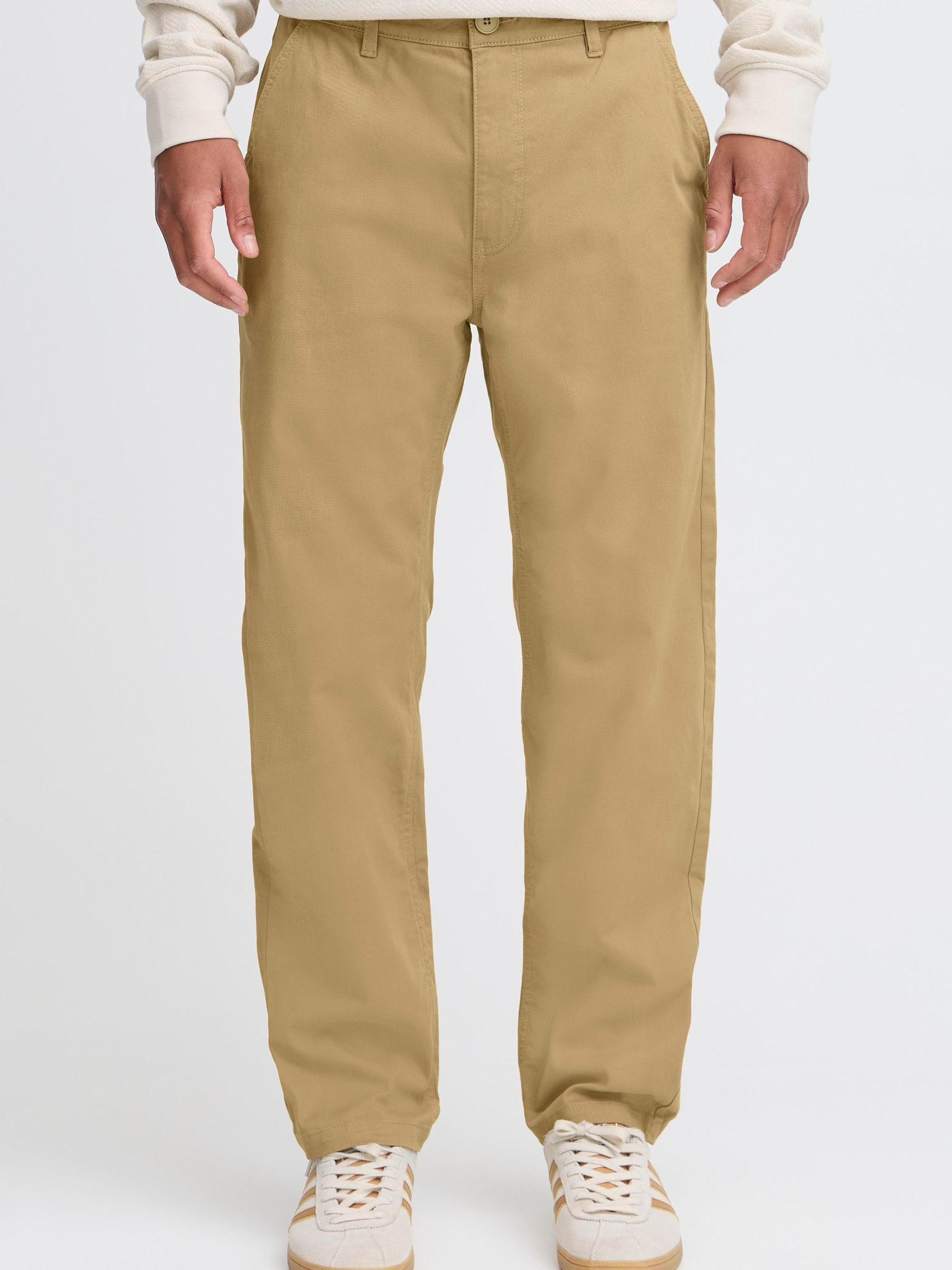BLEND Loose fit Chino Pants 'Natan' in Sand | ABOUT YOU