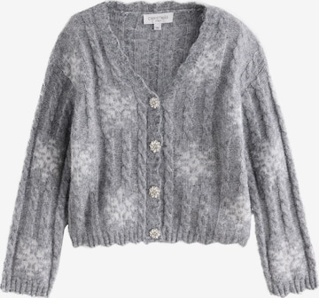 Next Knit cardigan in Grey: front